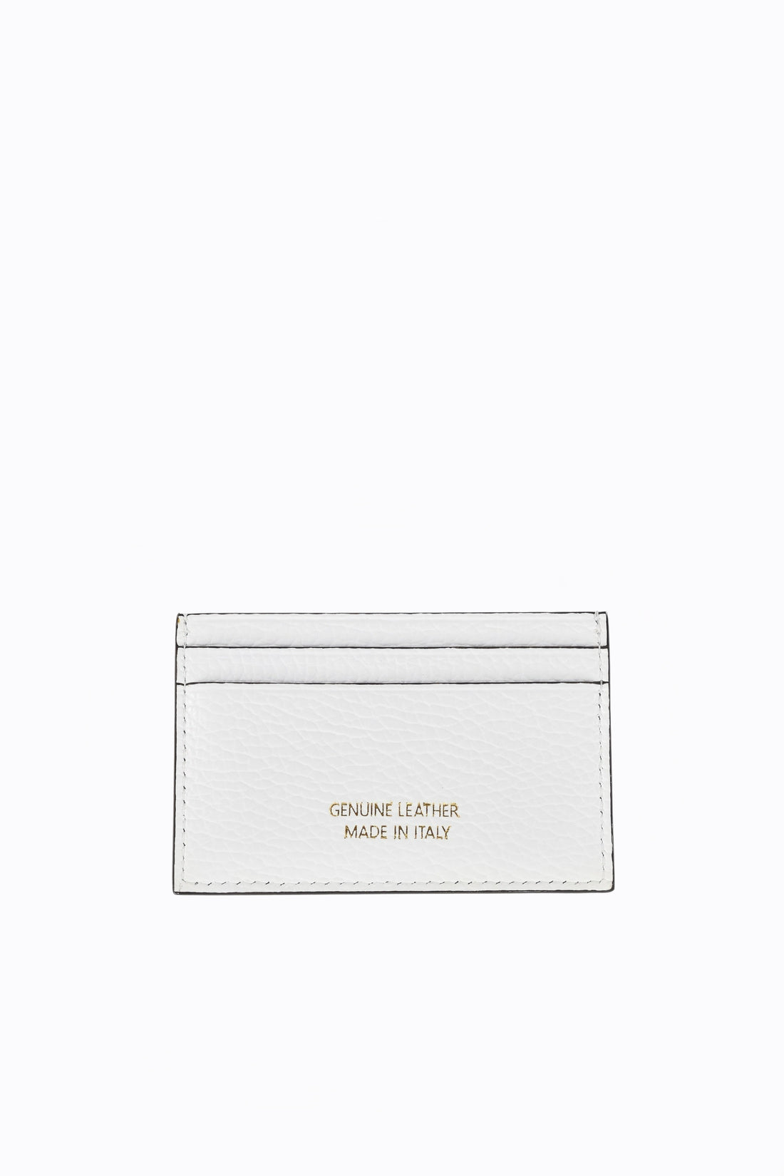 Valentine Cardholder in Togo Leather White