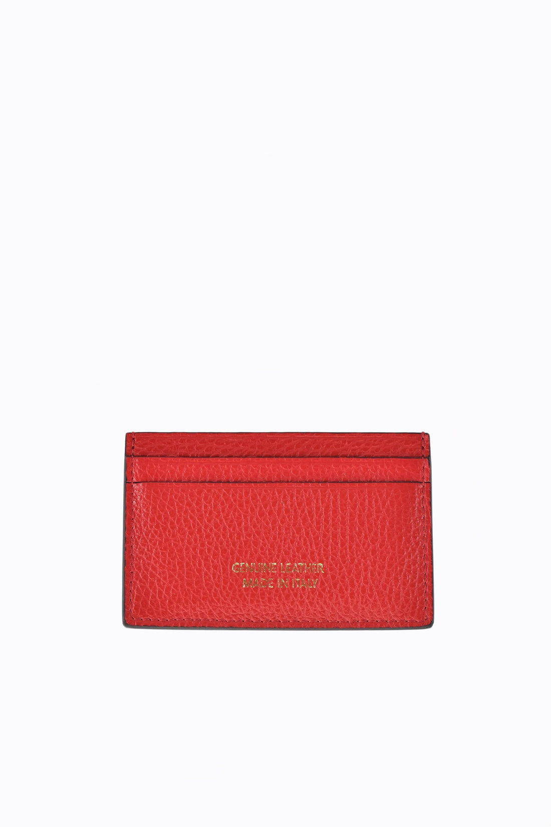 Valentine Cardholder in Togo Leather Red