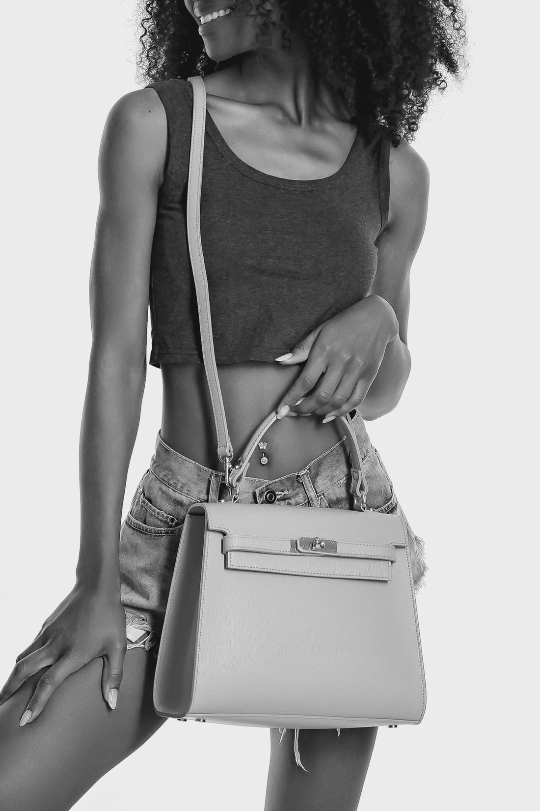Zaira Bag in Burgundy Saffiano Leather