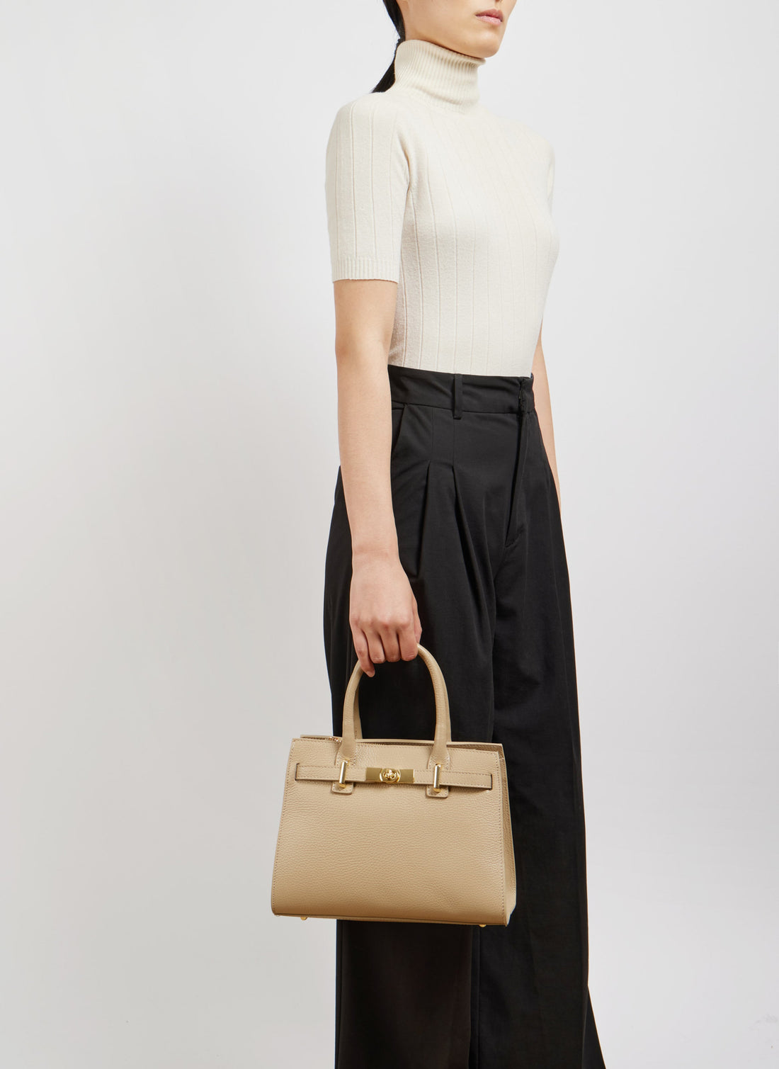 Grace Bag in Light Taupe Togo Leather