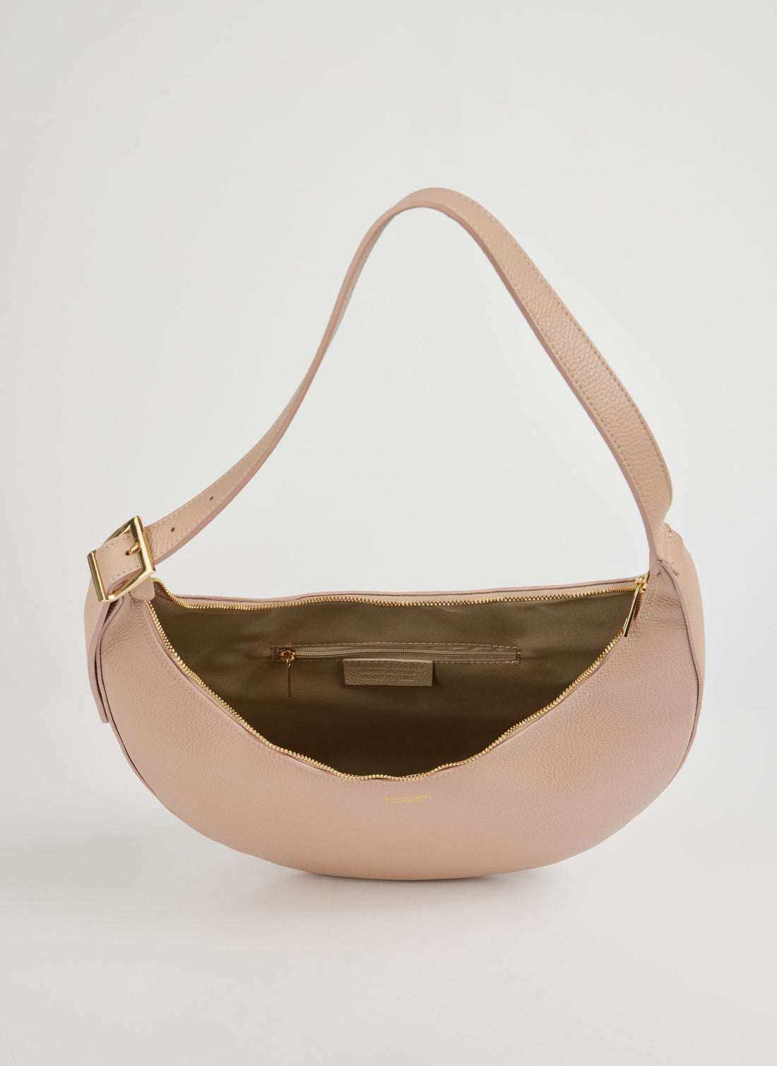 Lèa Bag in Dollar Leather Powder Pink