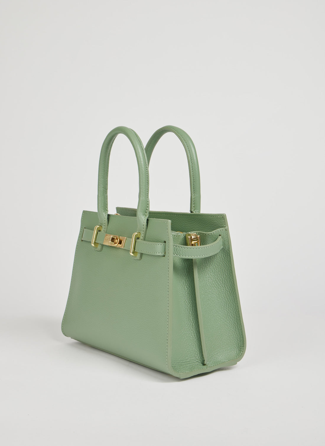 Grace Bag in Mint Green Togo Leather