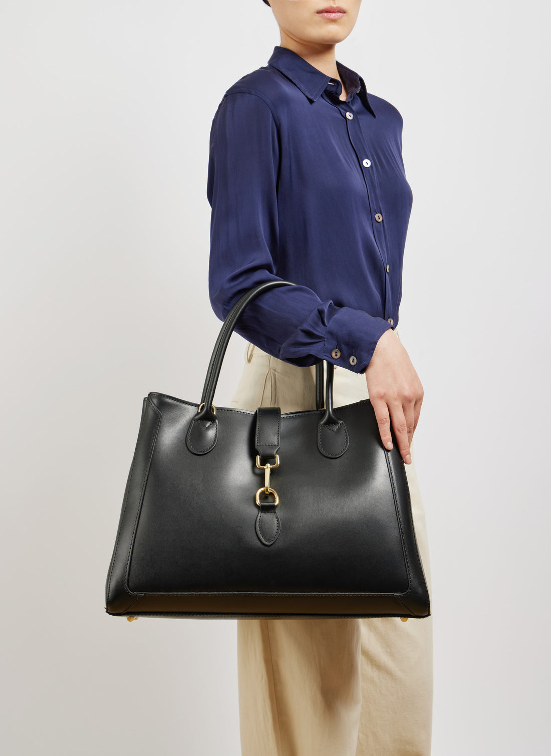 Chloe Bag in Black Brushed Leather