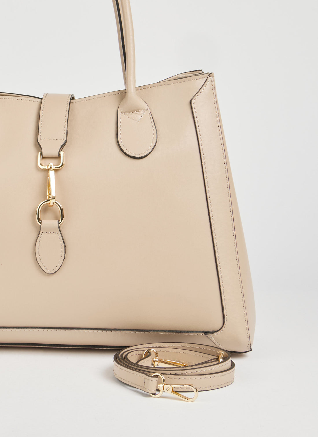 Chloe Bag in Light Taupe Brushed Leather
