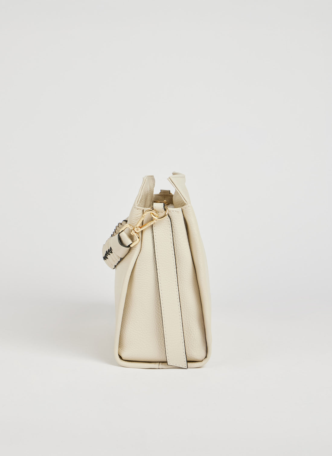 Braid bag in Beige Dollar leather