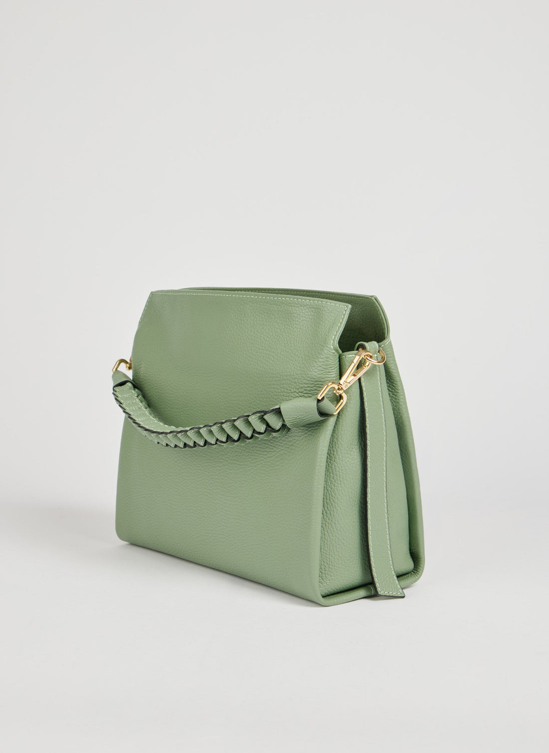 Braid Bag in Dollar Leather Mint