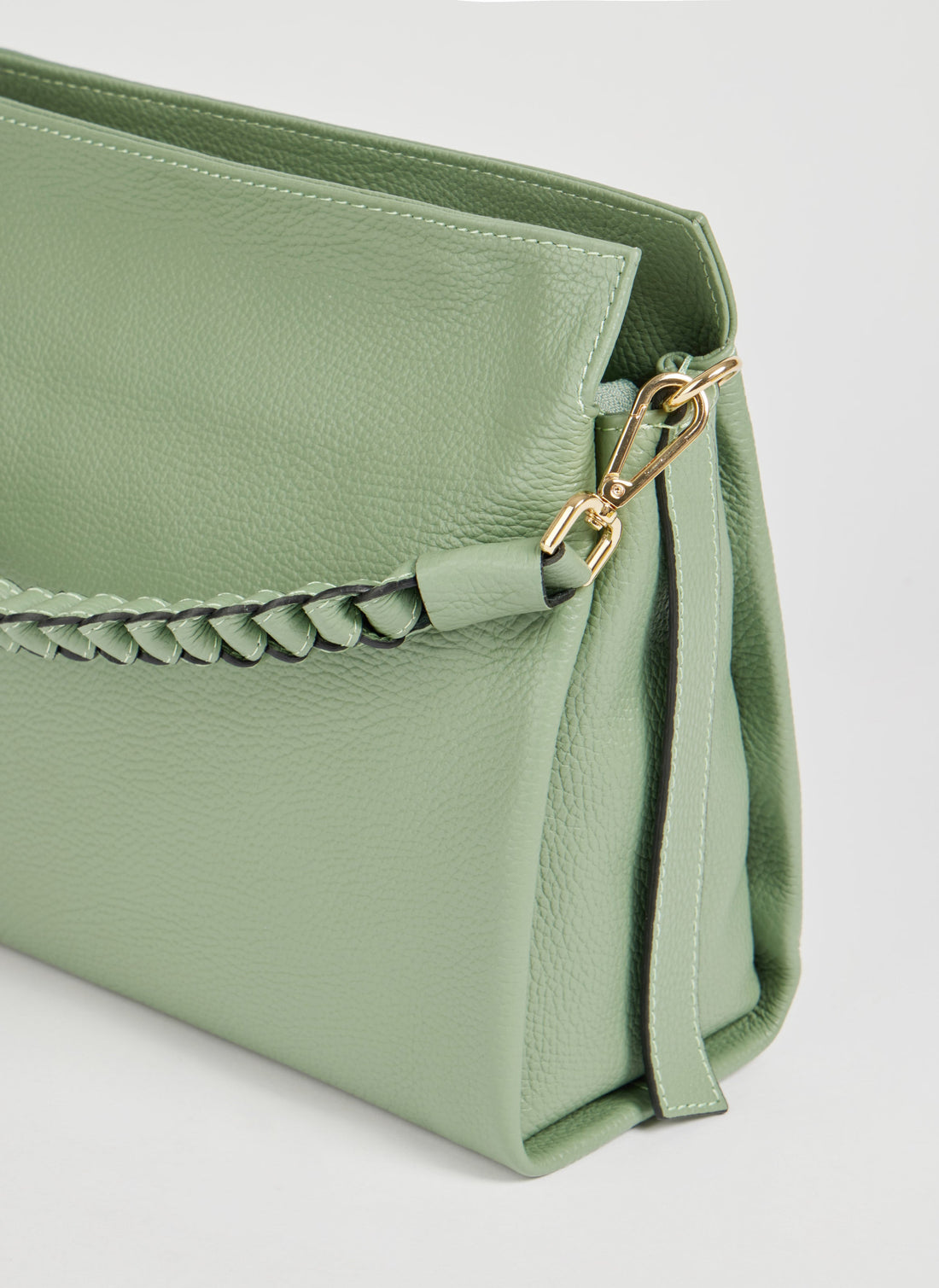 Braid Bag in Dollar Leather Mint