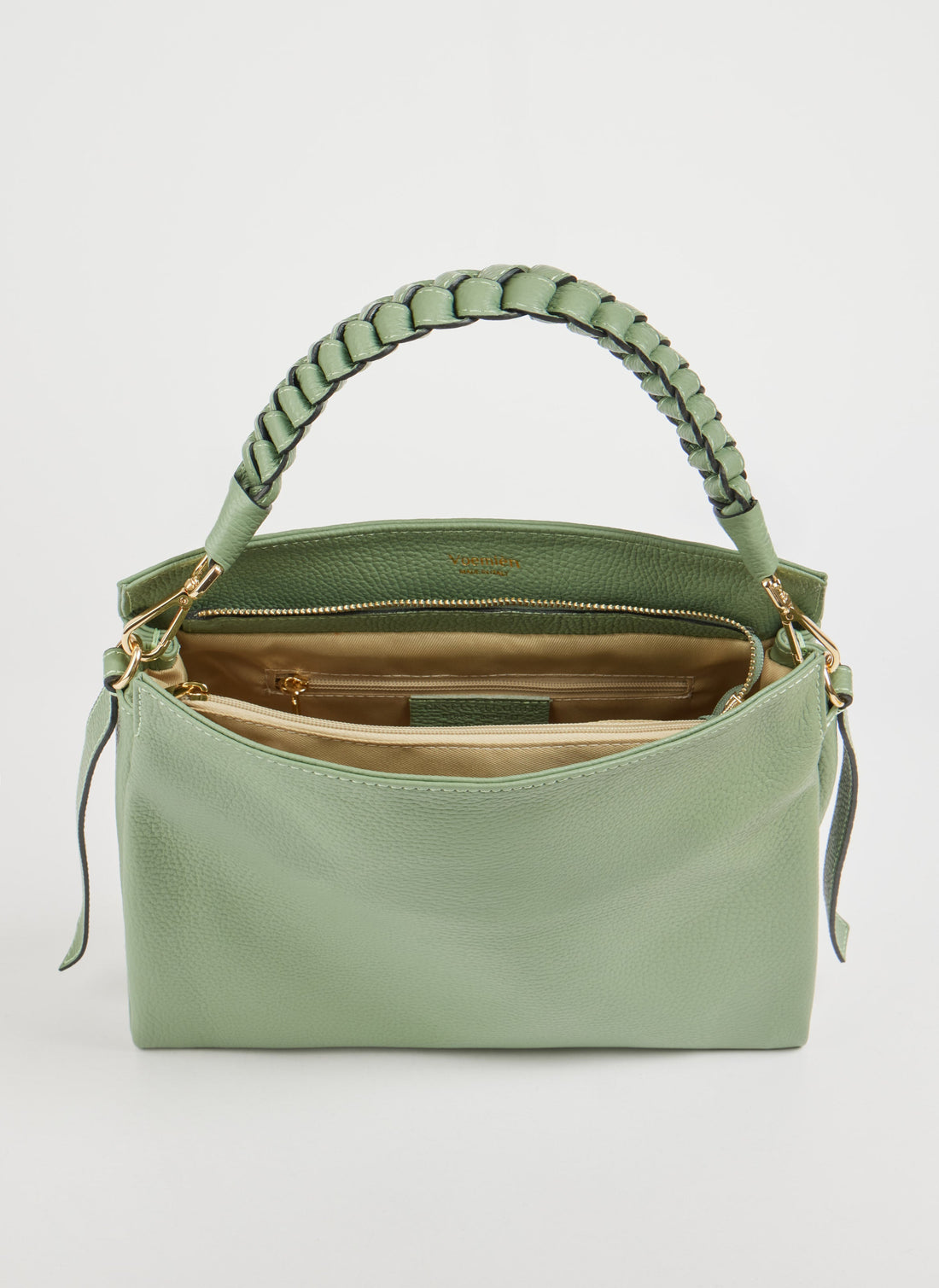 Braid Bag in Dollar Leather Mint
