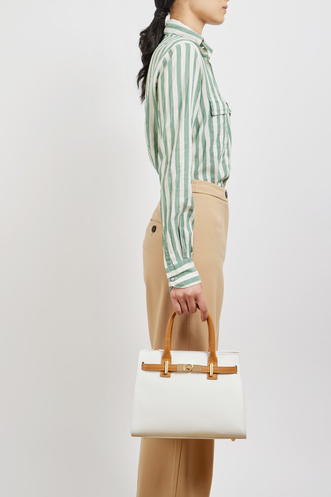 Grace Limited Edition Bag in White Togo Leather