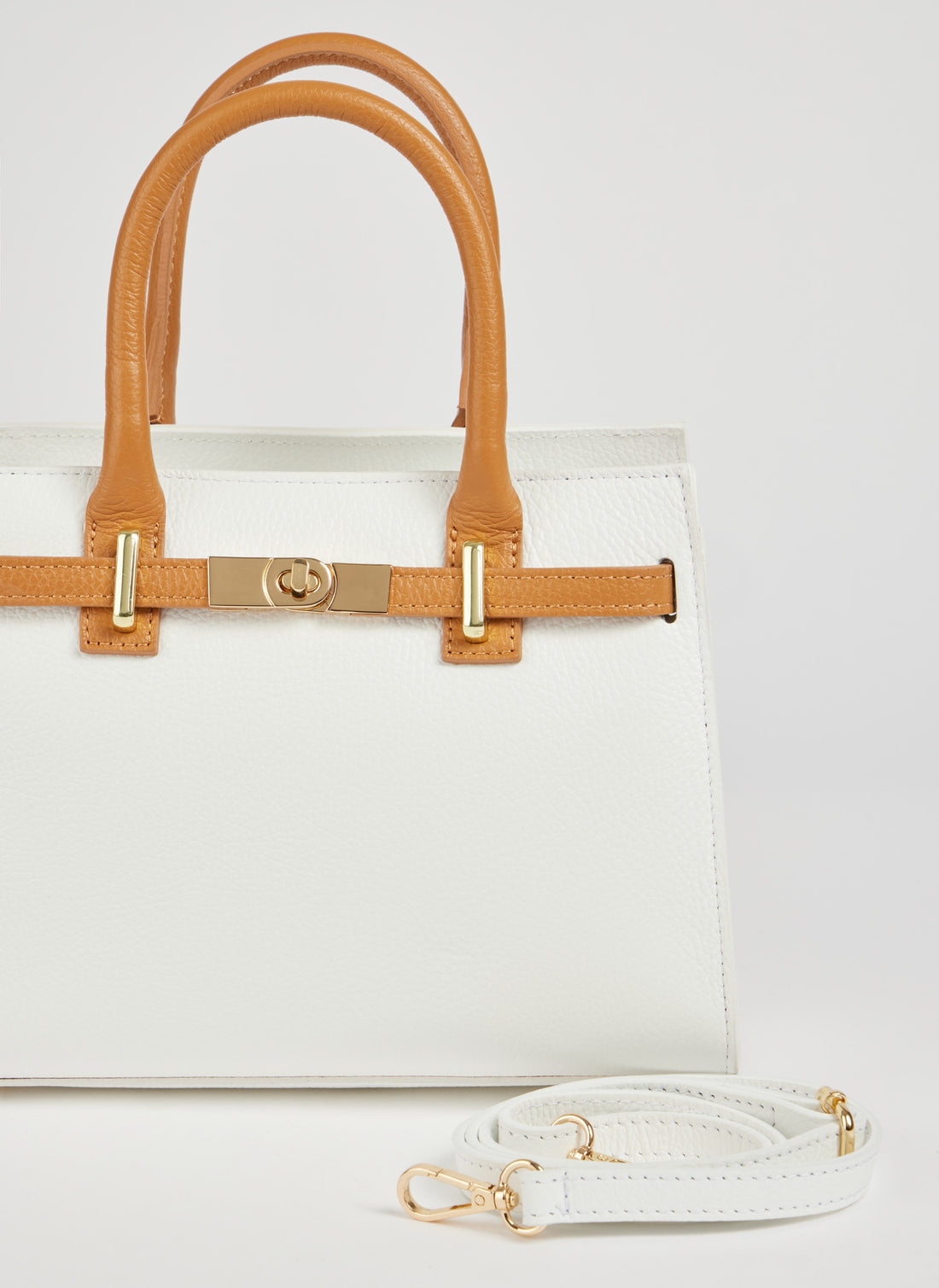 Grace Limited Edition Bag in White Togo Leather
