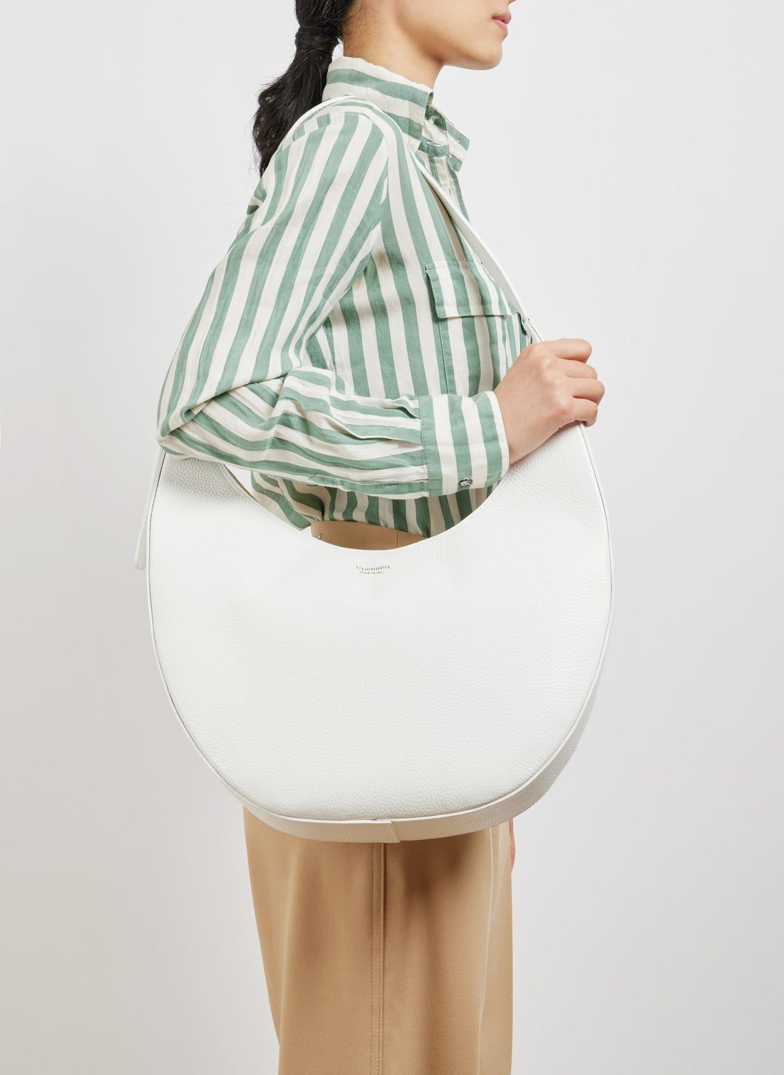 Lèa Bag in Dollar Leather White