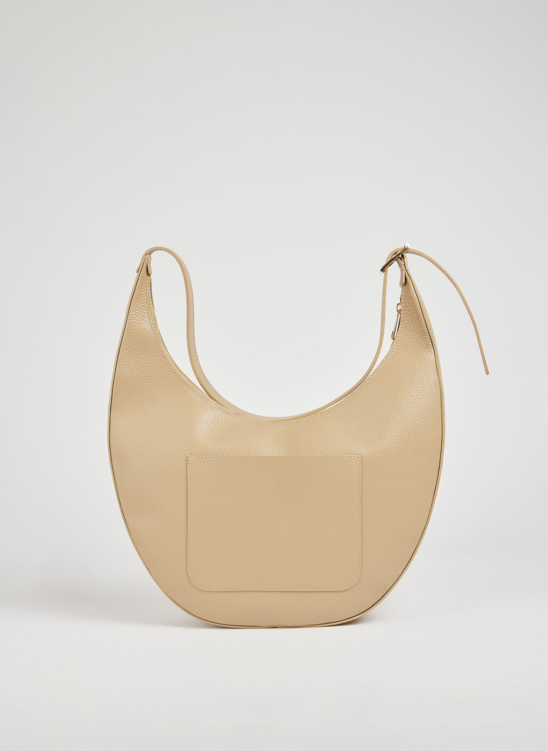 Lèa Bag in Dollar Leather Light Taupe