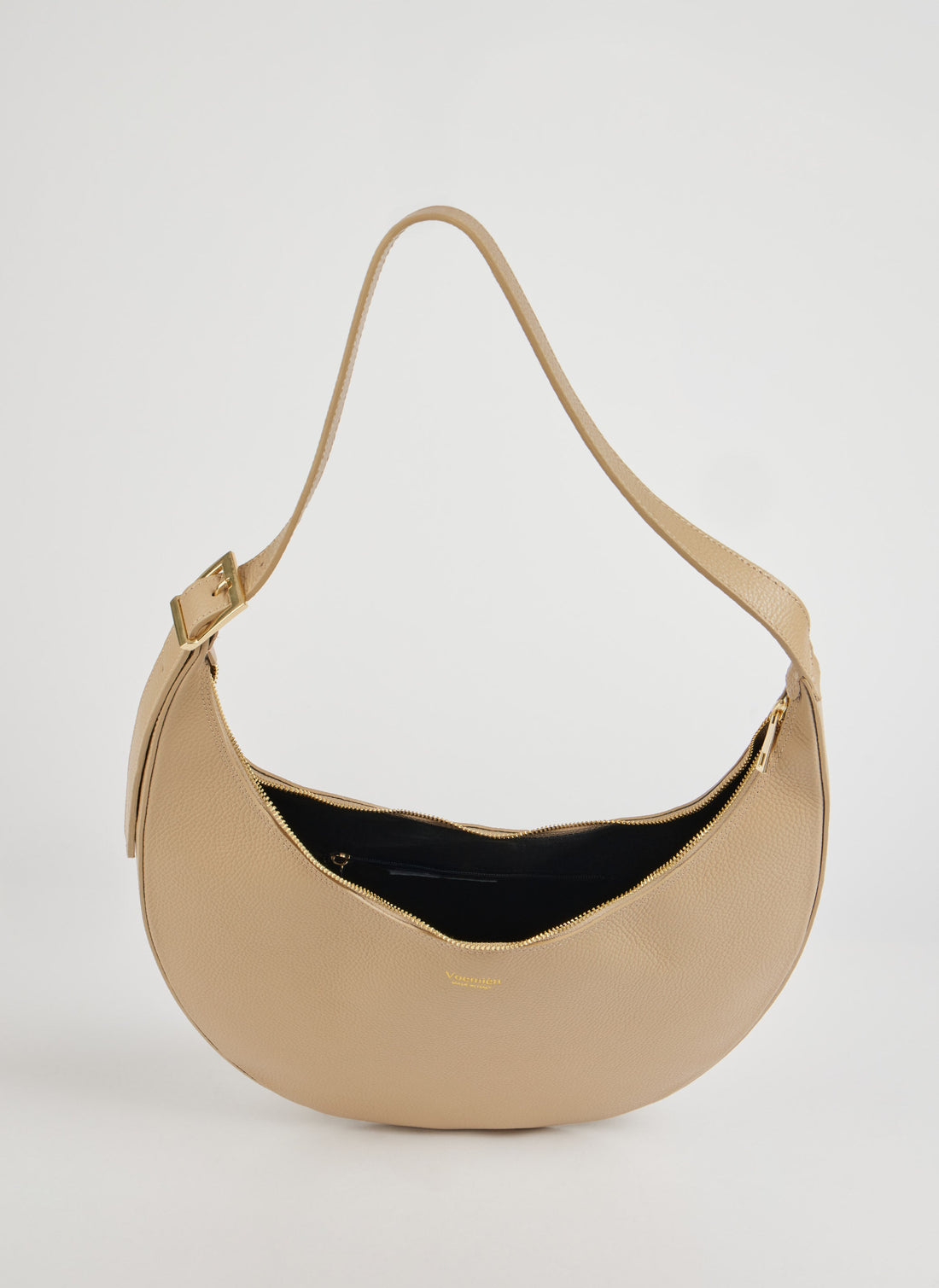 Lèa Bag in Dollar Leather Light Taupe