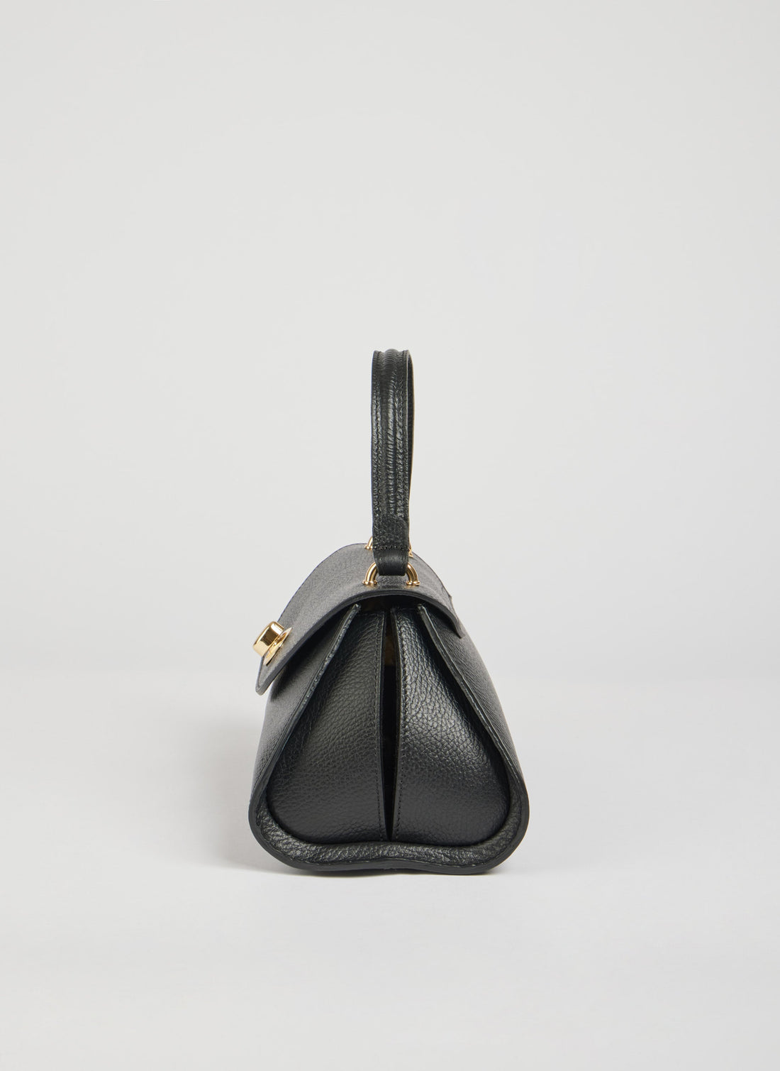 Florence Bag in Togo Leather Black