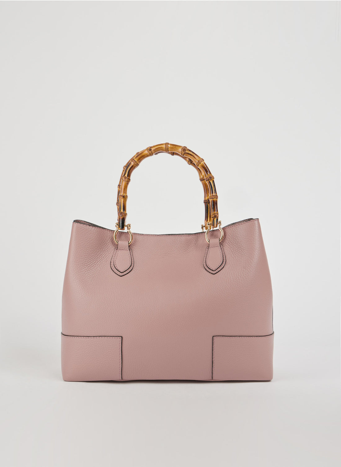 Bamboo Babe Bag in Dollar Leather Powder Pink