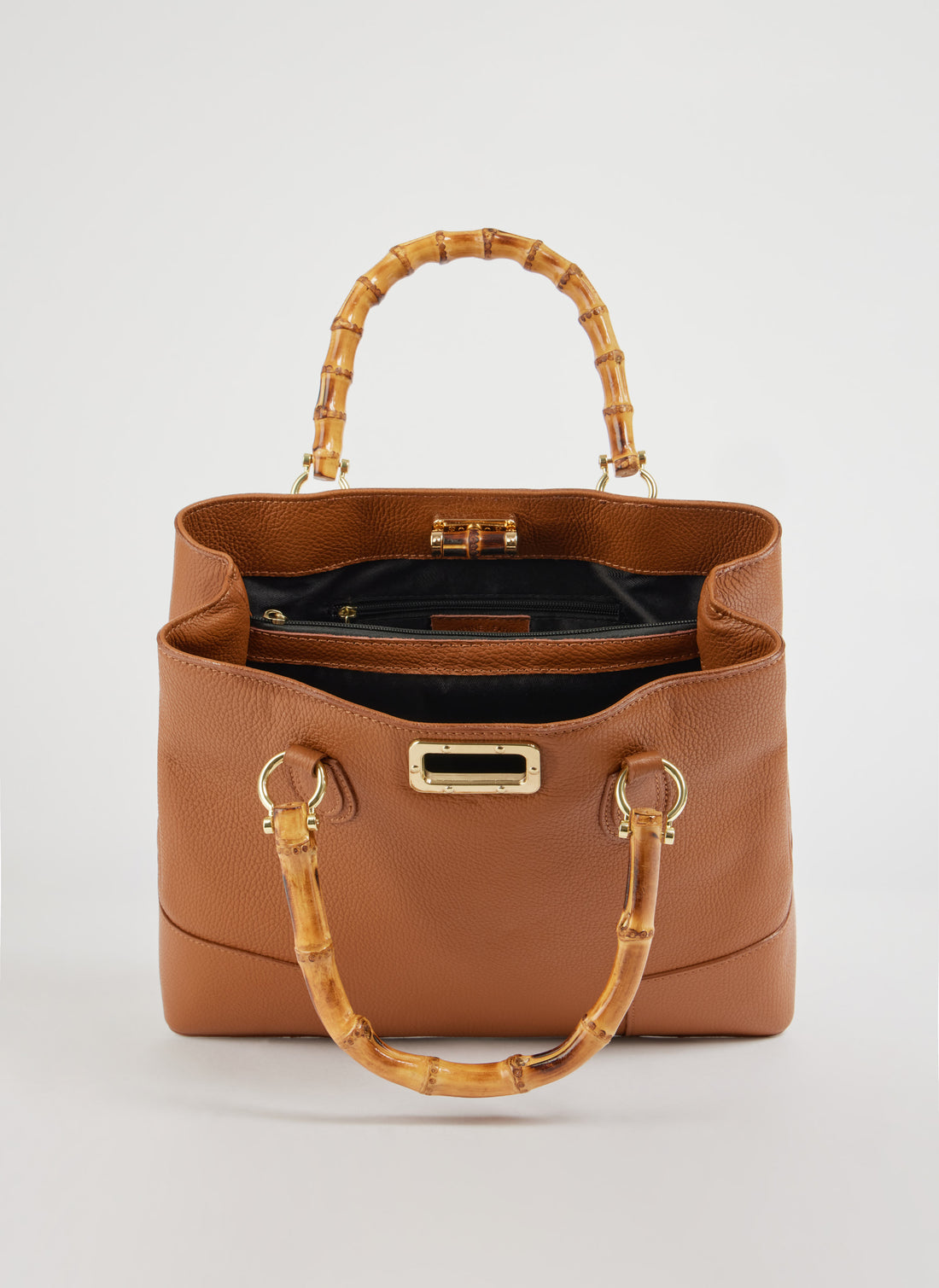 Bamboo Babe Bag in Tan Dollar Leather