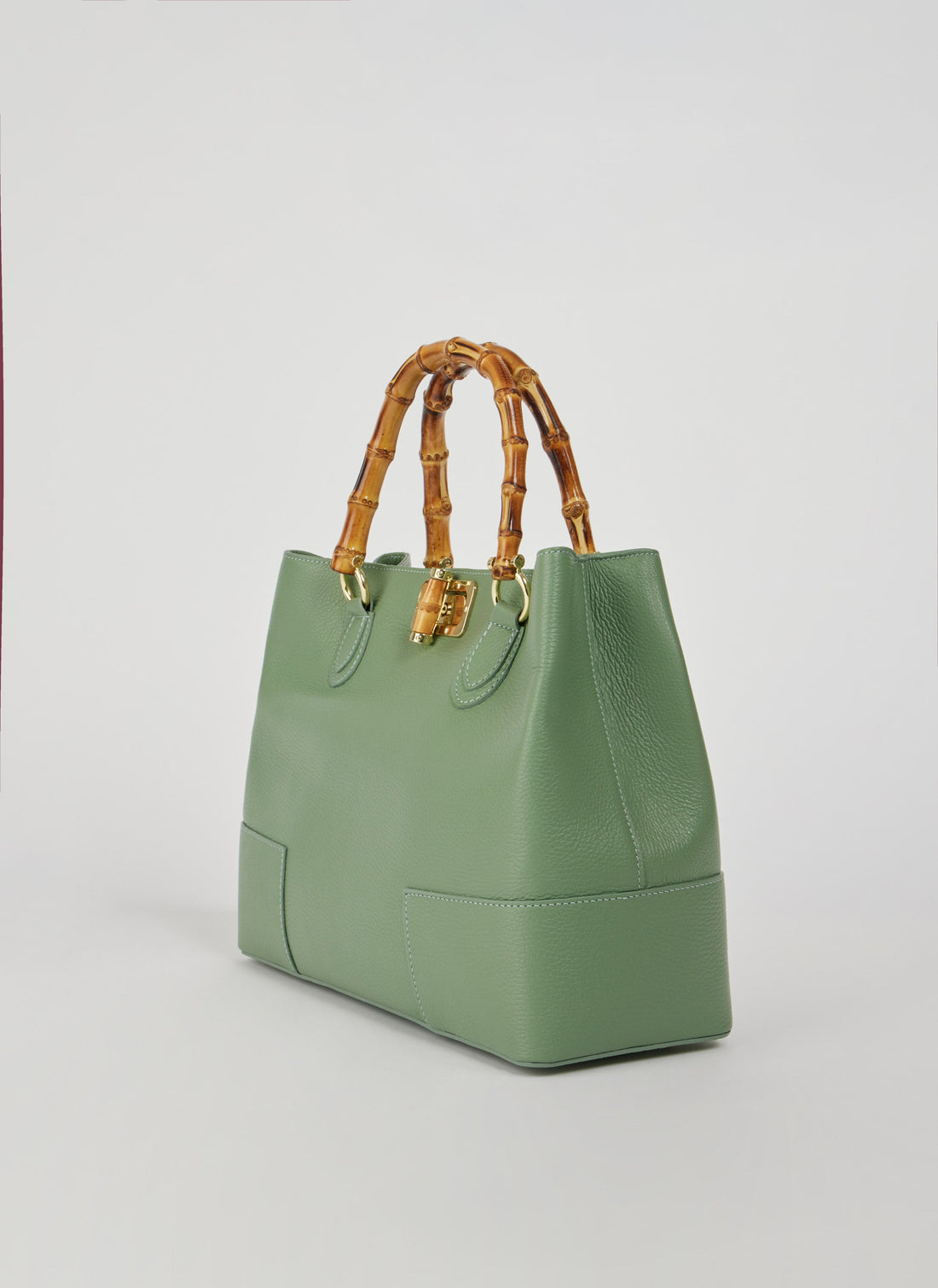 Bamboo Babe Bag in Dollar Leather Mint