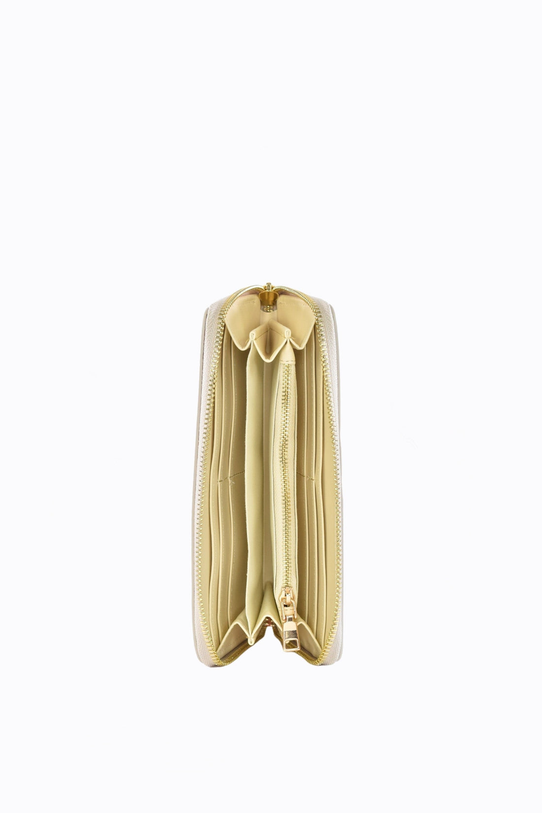 Voemièn Large Wallet in Beige Togo Leather