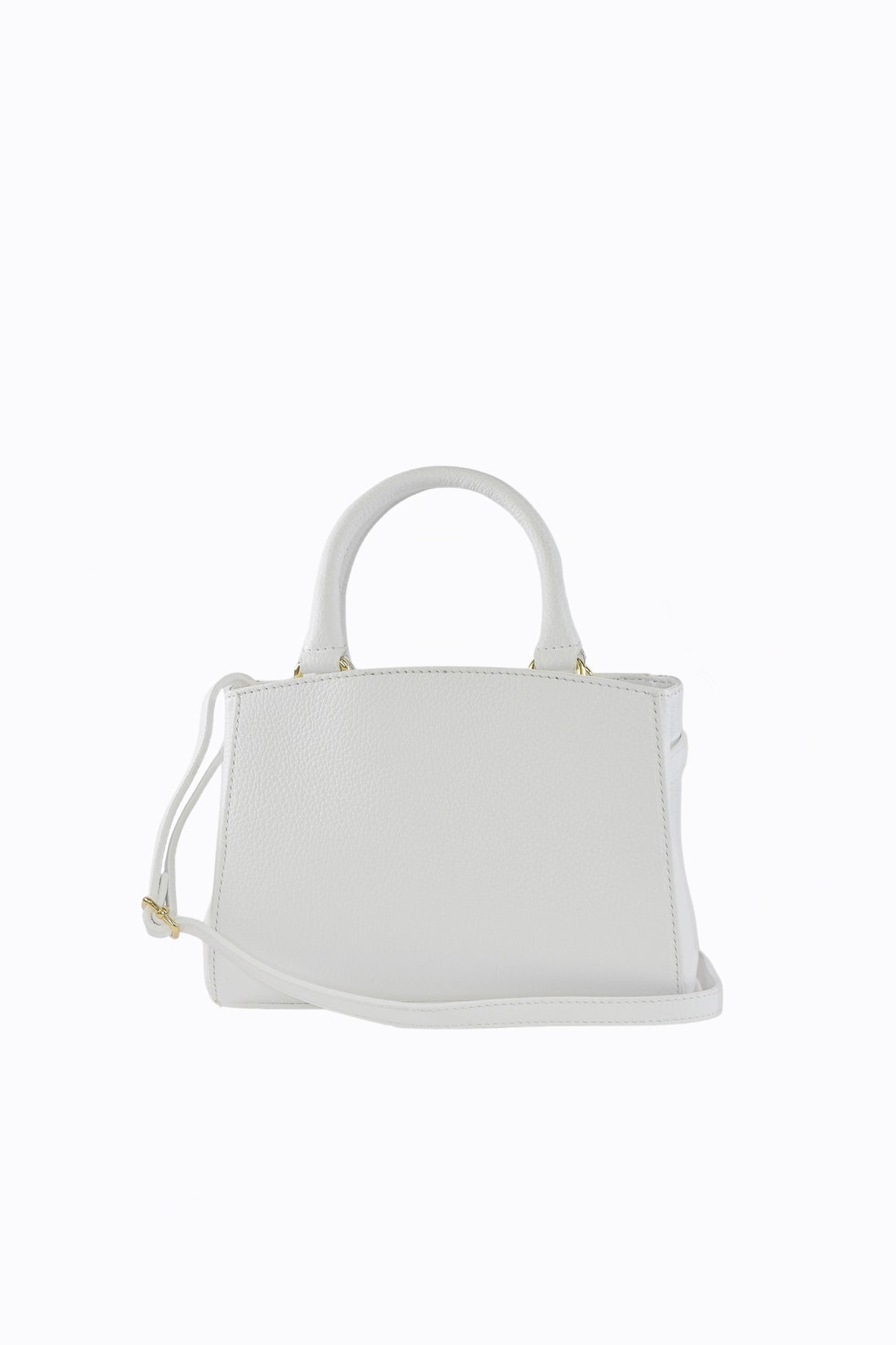 Valentine Bag in Togo Leather White