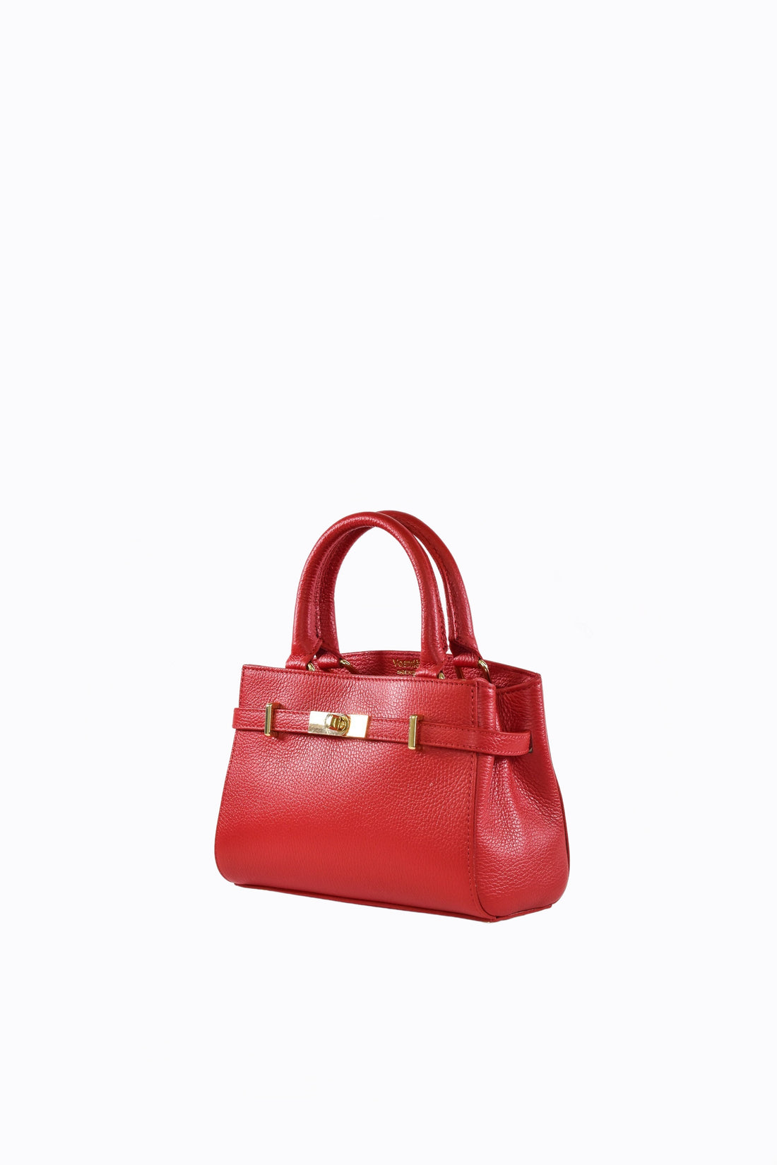 Valentine Bag in Togo Leather Red
