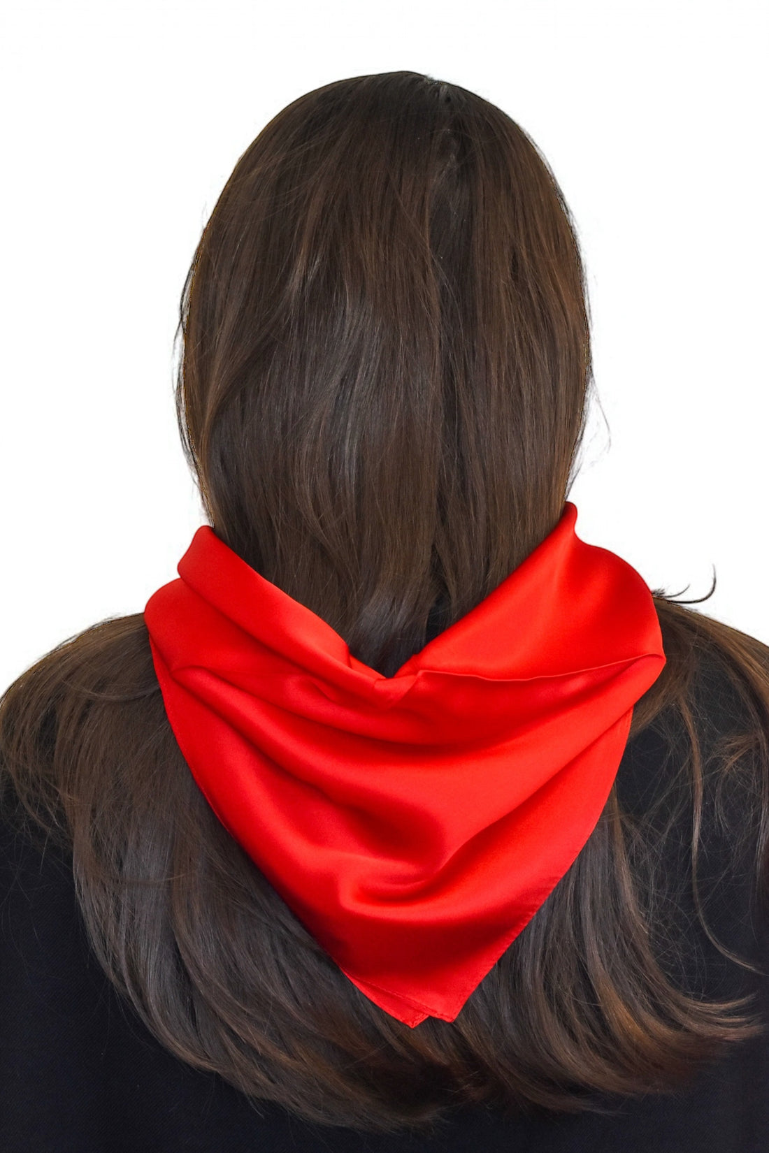 Valentine Scarf in Red Silk