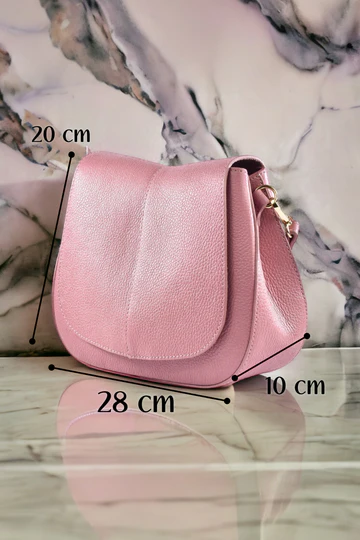 Sofìa Bag in Antique Pink Dollar Leather