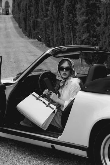 Grace XL Limited Edition Bag in Black Togo Leather