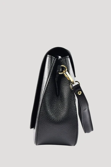 Sofìa Bag in Black Dollar Leather