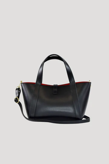 Eleonor Bag in Black Saffiano Leather
