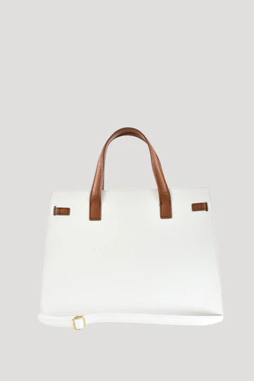Grace XL Limited Edition Bag in White Togo Leather