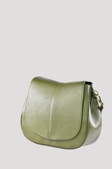 Sofìa Bag in Military Green Dollar Leather