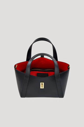 Eleonor Bag in Black Saffiano Leather