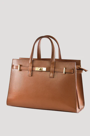 Sveva Bag in Tan Togo Leather