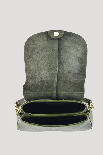 Sofìa Bag in Military Green Dollar Leather