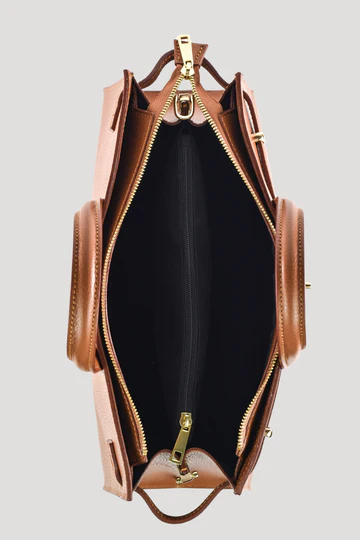 Sveva Bag in Tan Togo Leather