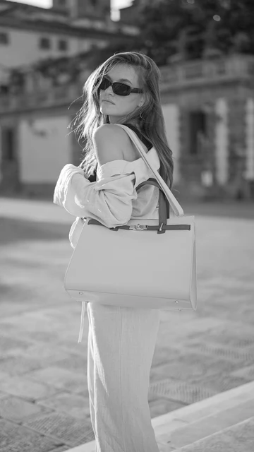 Grace XL Limited Edition Bag in Black Togo Leather