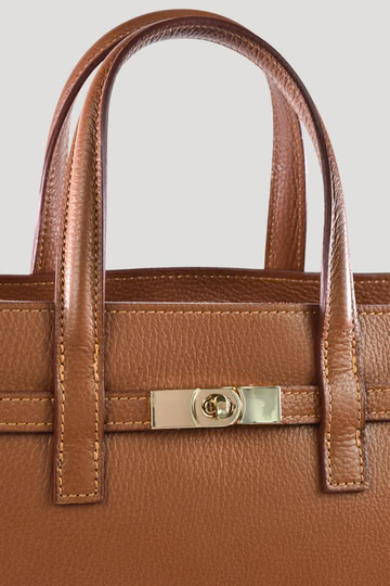 Sveva Bag in Tan Togo Leather
