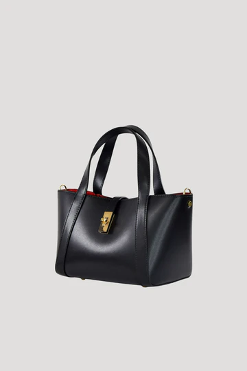 Eleonor Bag in Black Saffiano Leather