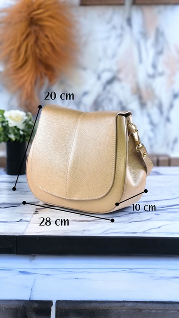 Sofìa Bag in Light Taupe Dollar Leather