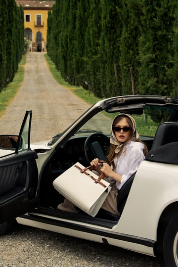 Grace XL Limited Edition Bag in Beige Togo Leather