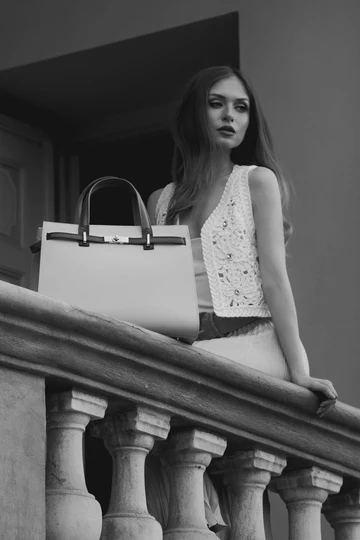 Grace XL Limited Edition Bag in Black Togo Leather