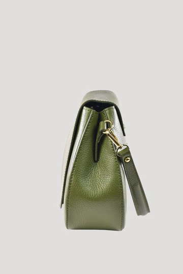 Sofìa Bag in Military Green Dollar Leather