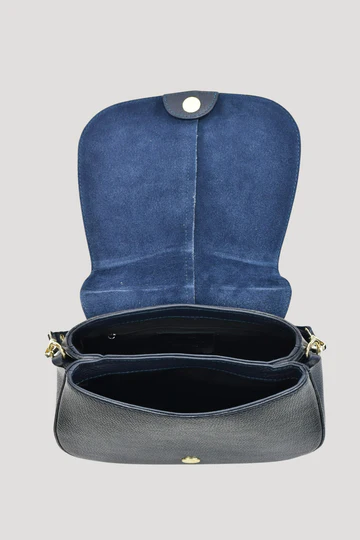 Sofìa Bag in Navy Blue Dollar Leather
