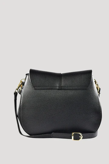 Sofìa Bag in Black Dollar Leather
