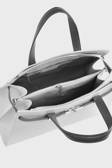 Grace XL Limited Edition Bag in White Togo Leather