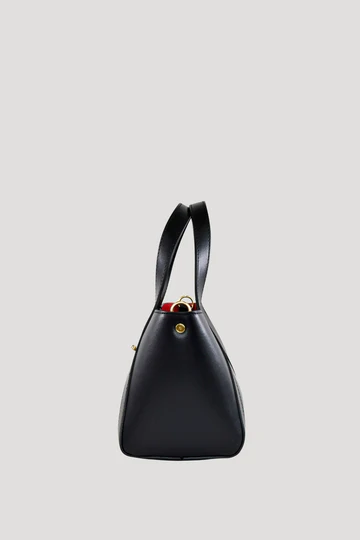 Eleonor Bag in Black Saffiano Leather