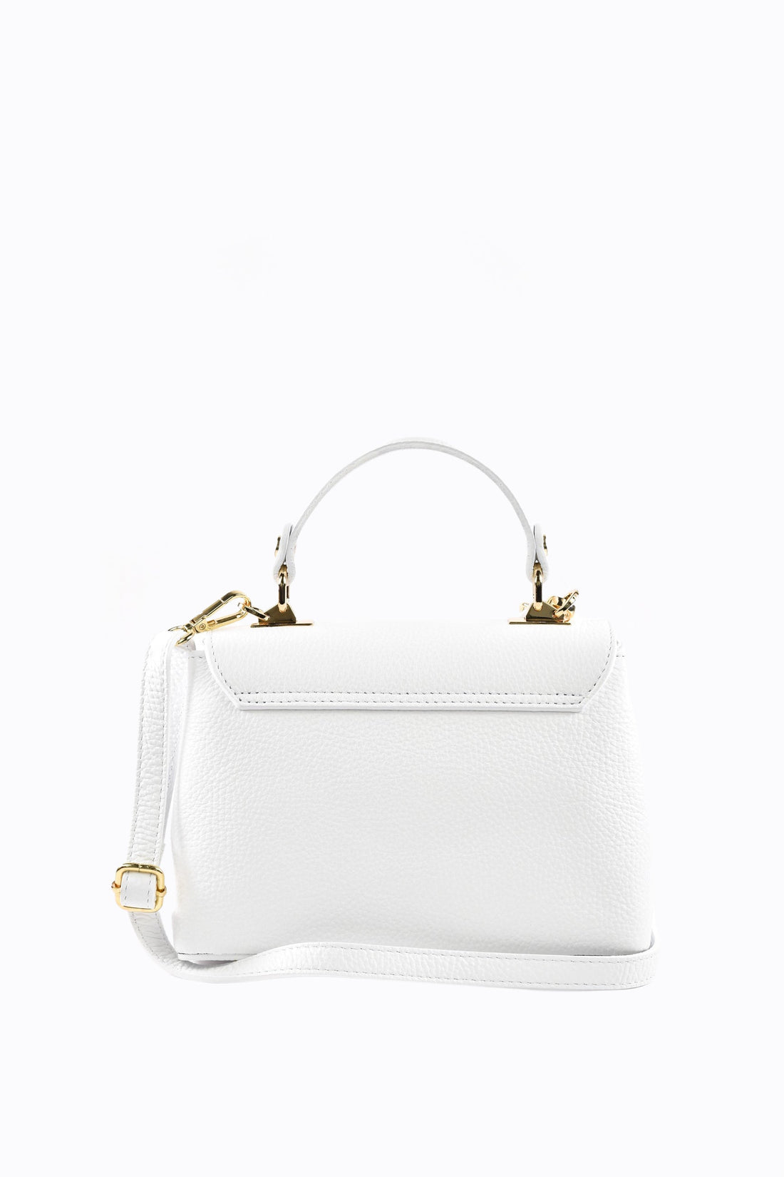 Borsa Egle in pelle dollaro Bianca - Voemièn