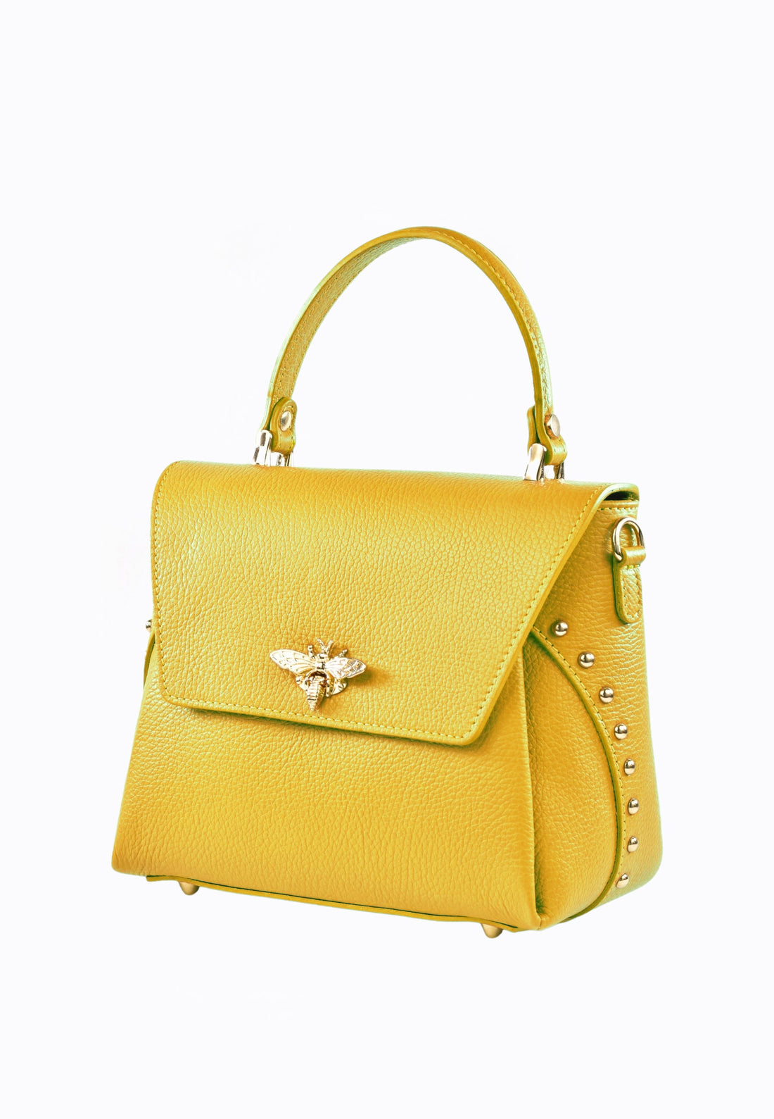 Nives Bag in Mustard Dollar Leather