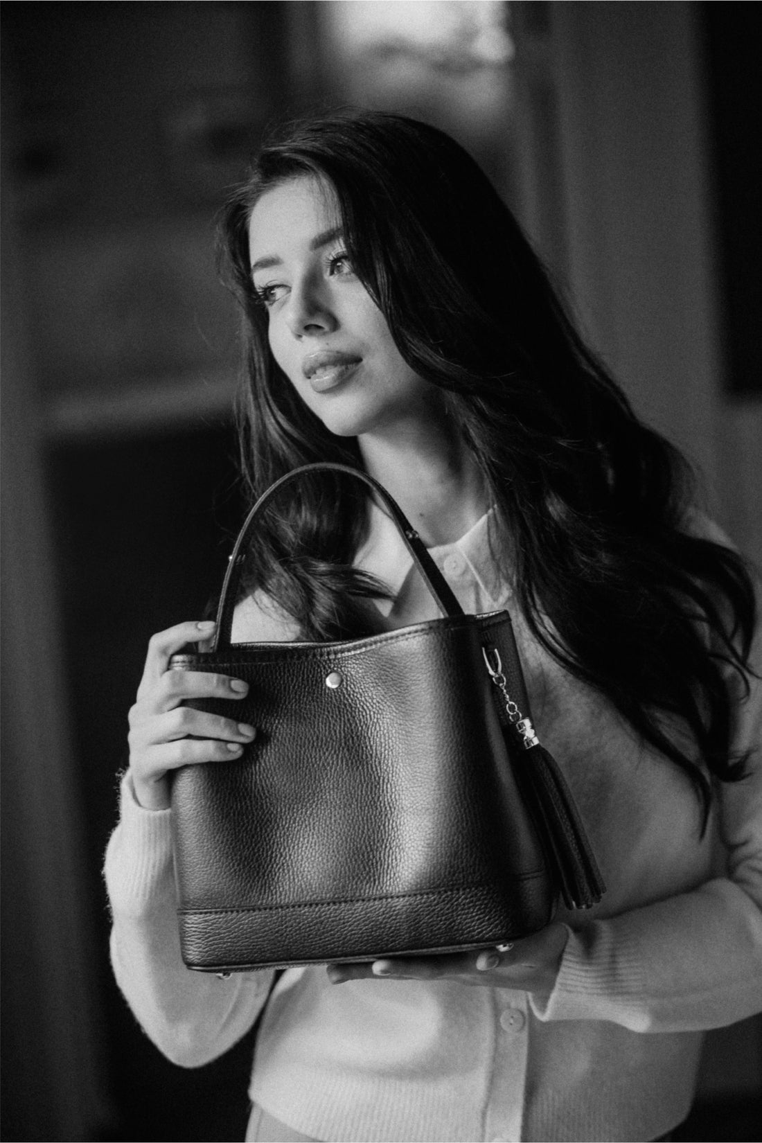 Kendy bag in Antique Pink Dollar leather